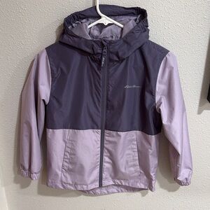 Eddie Bauer Kids Lavender and Plum Raincoat